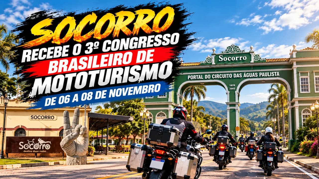3º Congresso Brasileiro de Mototurismo em Socorro (SP) — Centro Cultural Movimento