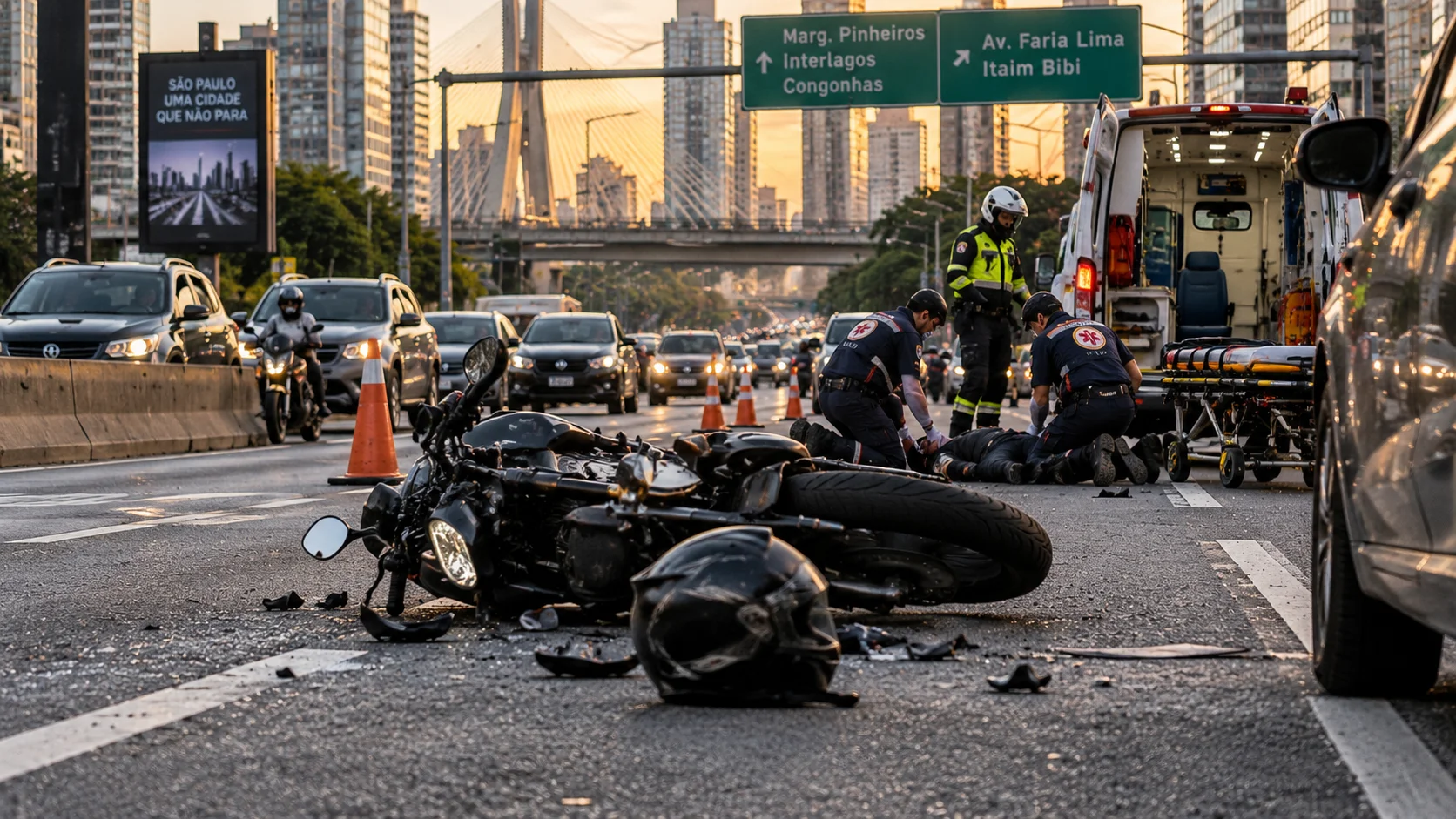 Acidentes Motos em São Paulo