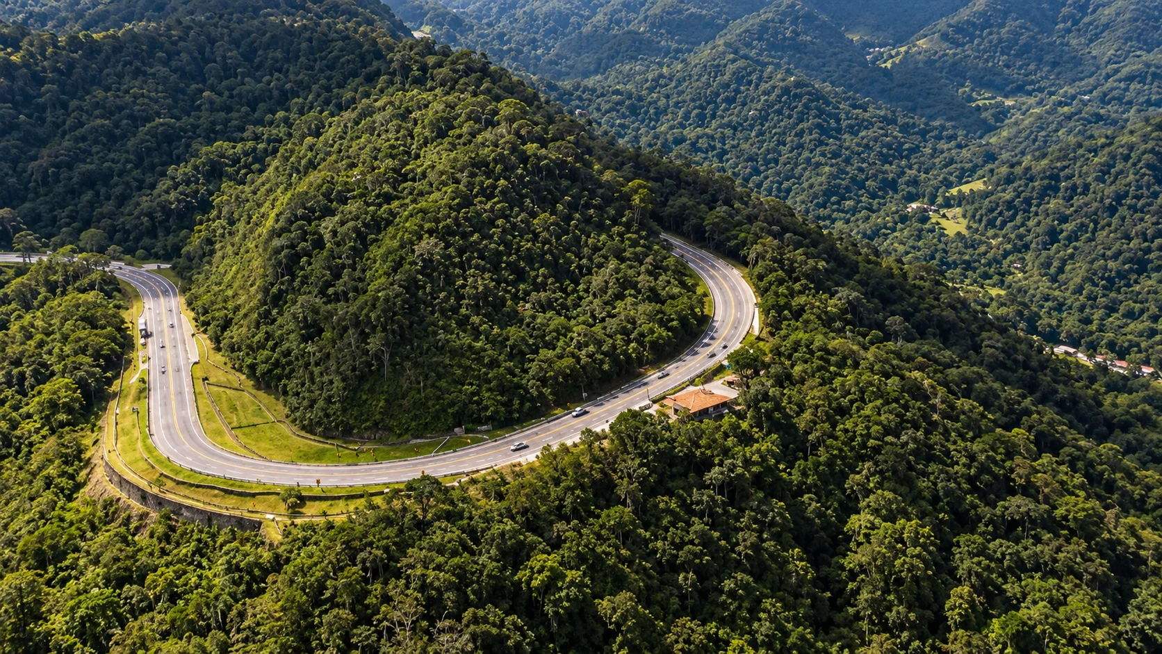 Mirante com vista para vale entre Nova Friburgo e Teresópolis