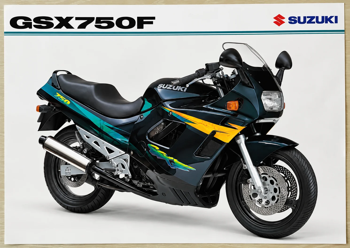 Suzuki GSX-R750F, um dos primeiros modelos produzidos pelo Grupo J.Toledo no Brasil