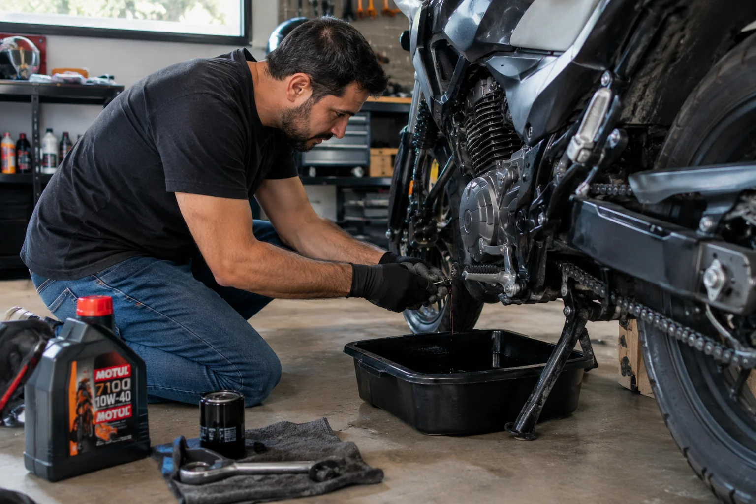 Manutenção de Moto em Casa