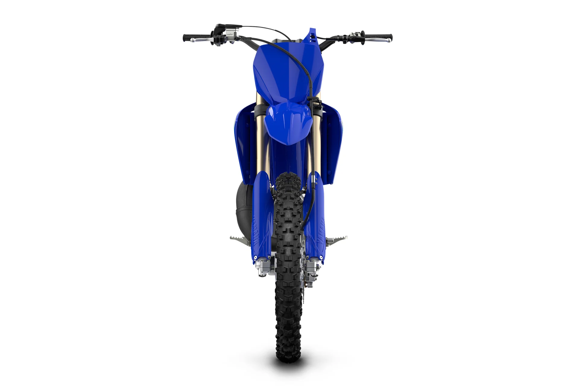 Yamaha YZ125 2027 detalhe dianteiro garfo KYB 48mm