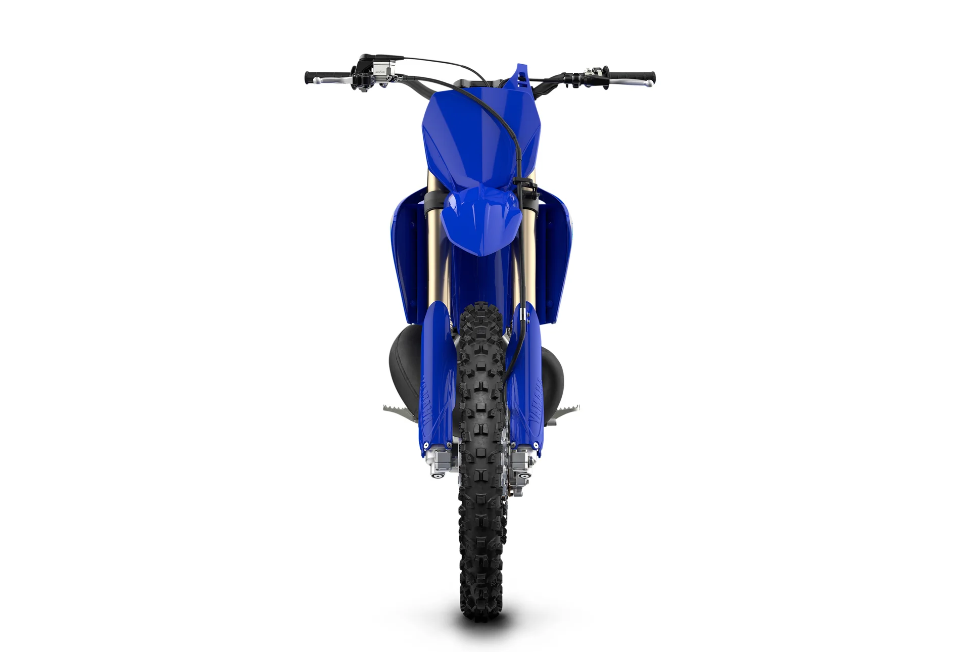 Yamaha YZ250 2027 detalhe dianteiro garfo KYB invertido